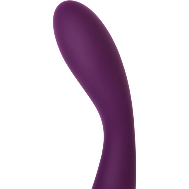 Фиолетовый гибкий тонкий вибратор Coco для G-стимуляции - 18,2 см. Фотография 13.
