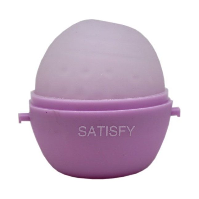 Сиреневый мастурбатор-яйцо SATISFY PokeMon. Фотография 2.
