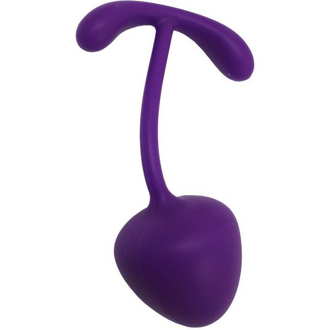 Фиолетовый вагинальный шарик Sweet Apple. Фотография 2.