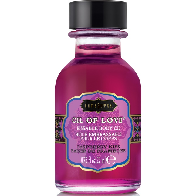 Масло для ласк с ароматом малины Oil of Love Raspberry Kiss - 22 мл