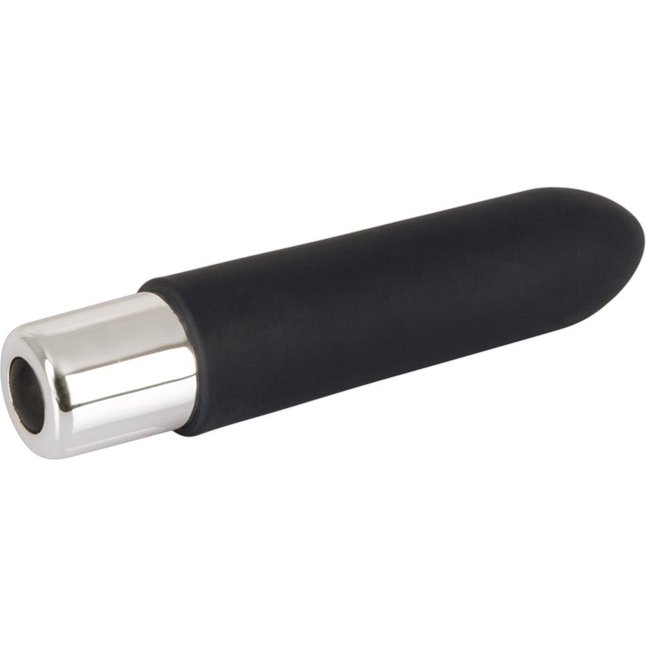 Чёрный мини-вибратор Lust Mini Vibrator - 9,6 см - Lust. Фотография 2.