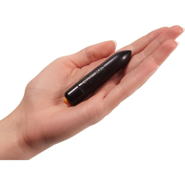Небольшая чёрная вибропуля Bullet. Фотография 3.
