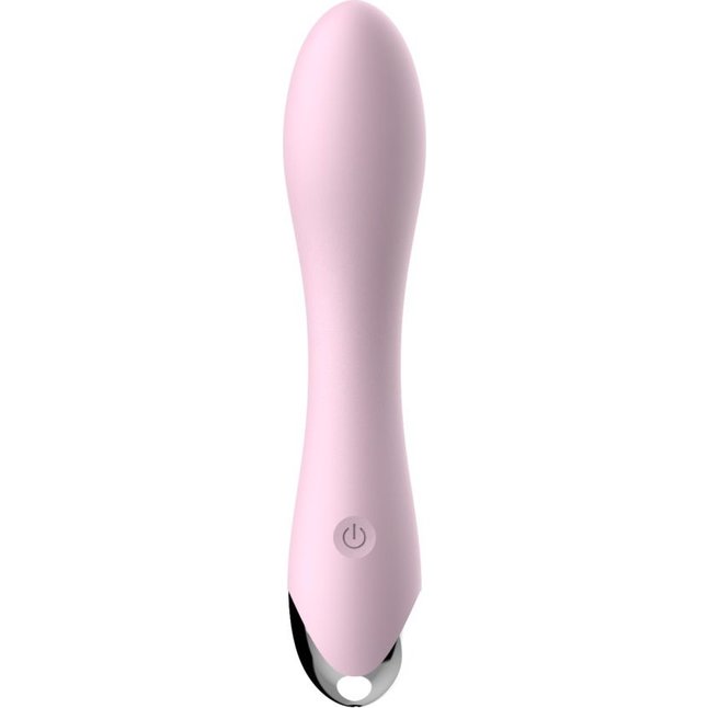 Нежно-розовый вибростимулятор Loving - 18 см. Фотография 2.