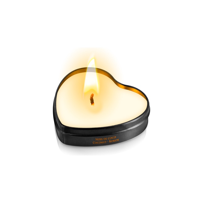Массажная свеча с ароматом кокоса Bougie Massage Candle - 35 мл. Фотография 2.