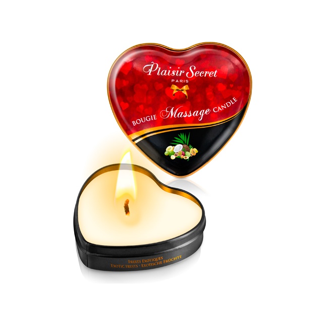 Массажная свеча с ароматом экзотических фруктов Bougie Massage Candle - 35 мл