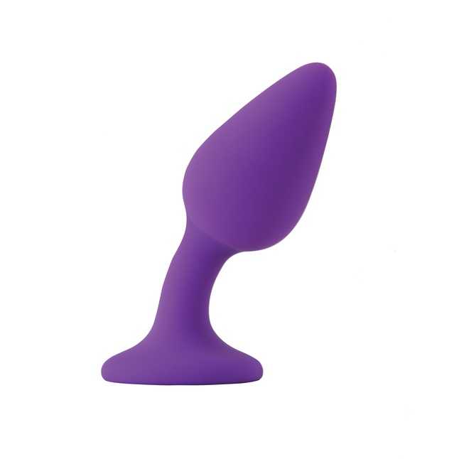 Фиолетовая гибкая анальная пробка INYA Queen - 11,9 см - INYA
