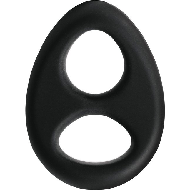 Эрекционное кольцо с двумя отверстиями Renegade Romeo Soft Ring - Renegade