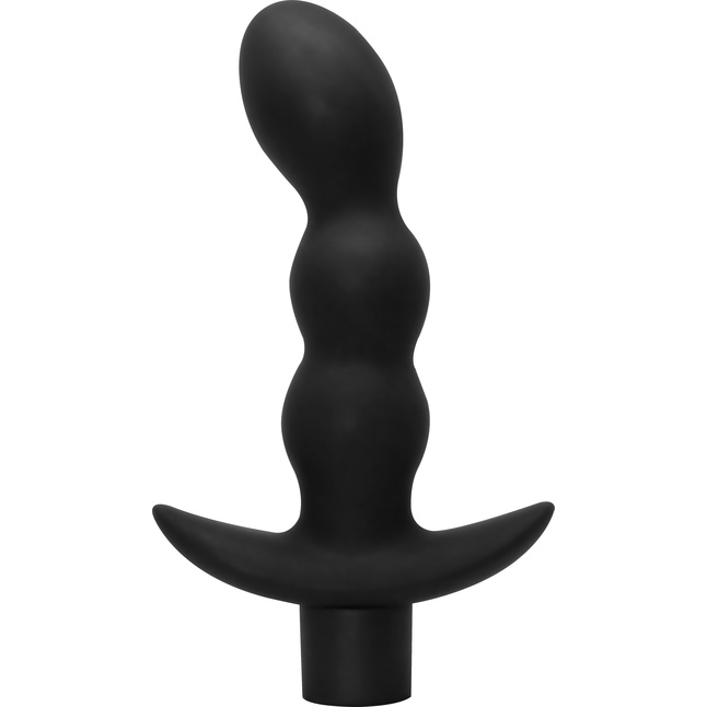 Чёрный анальный вибромассажёр Naughty - 14,5 см - Spice It Up. Фотография 2.