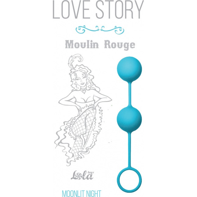 Голубые вагинальные шарики Love Story Moulin Rouge - Love Story. Фотография 3.