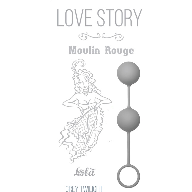 Серые вагинальные шарики Love Story Moulin Rouge - Love Story. Фотография 3.