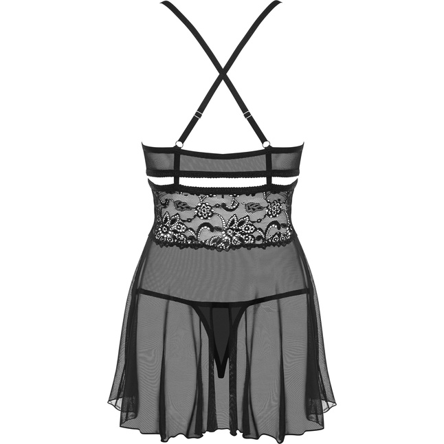 Расклешенный бэби-долл с изысканным цветочным кружевом - Sexy. Фотография 8.