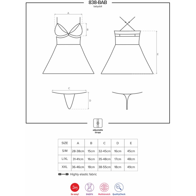 Расклешенный бэби-долл с изысканным цветочным кружевом - Sexy. Фотография 9.