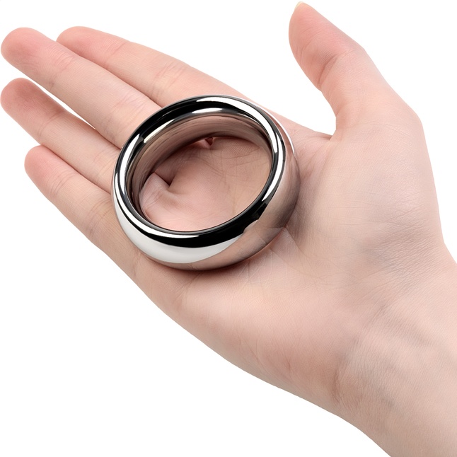 Металлическое эрекционное кольцо размера S - Metal. Фотография 2.