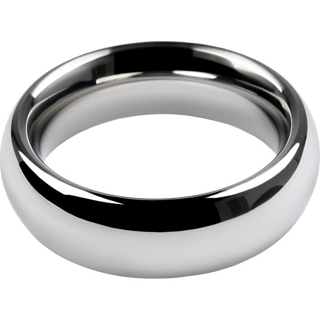 Металлическое эрекционное кольцо размера M - Metal. Фотография 3.