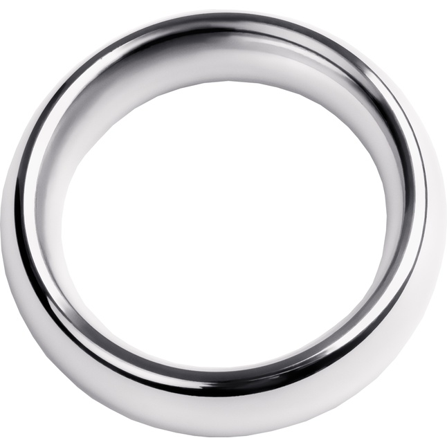 Металлическое эрекционное кольцо размера M - Metal. Фотография 4.