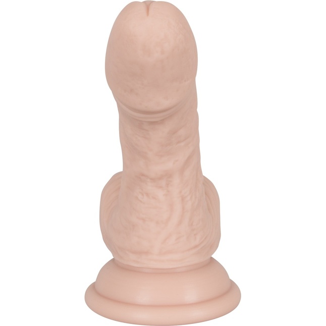 Телесный фаллоимитатор Silicone Dildo Size S - 15 см - You2Toys. Фотография 3.