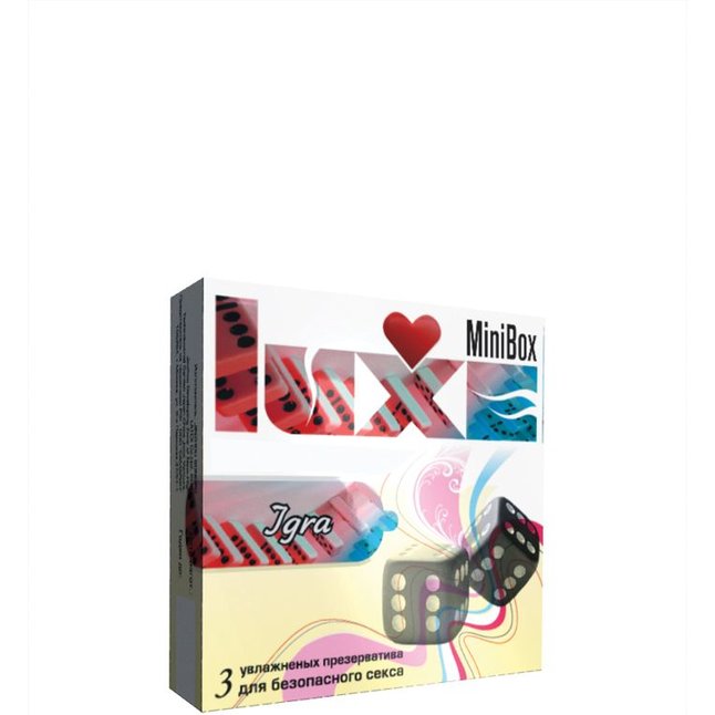 Презервативы Luxe Mini Box Игра - 1 блок (24 уп. по 3 шт. в каждой). Фотография 3.