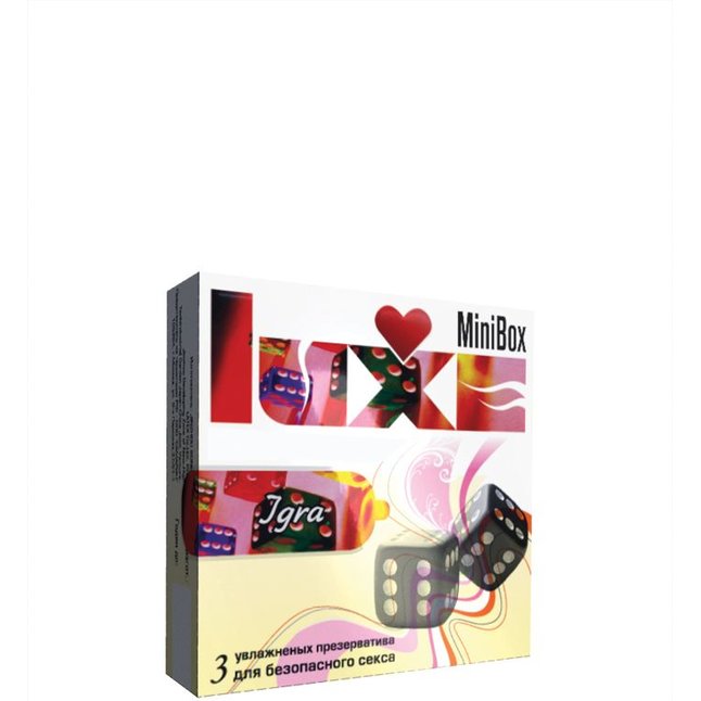 Презервативы Luxe Mini Box Игра - 1 блок (24 уп. по 3 шт. в каждой). Фотография 4.