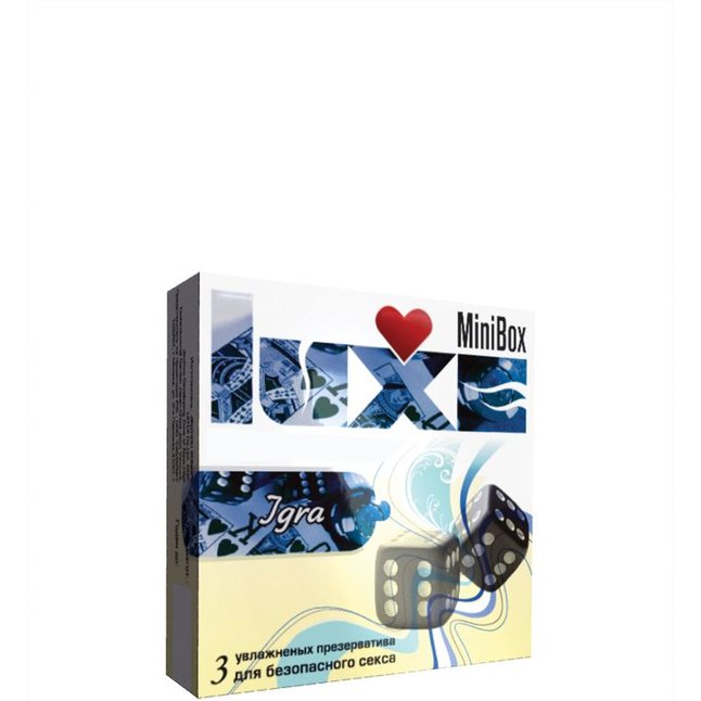 Презервативы Luxe Mini Box Игра - 1 блок (24 уп. по 3 шт. в каждой). Фотография 6.