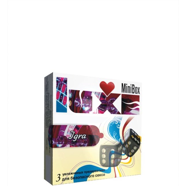 Презервативы Luxe Mini Box Игра - 1 блок (24 уп. по 3 шт. в каждой). Фотография 7.