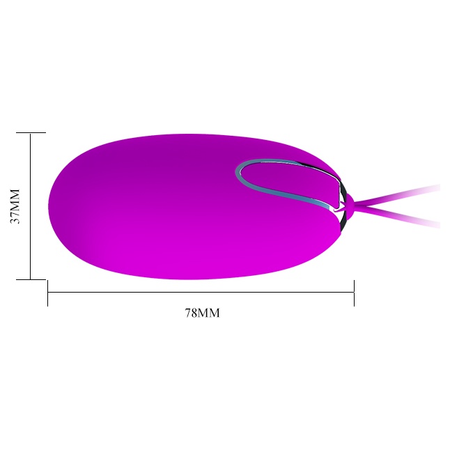 Лиловое виброяйцо Joyce на пульте ДУ - Pretty Love. Фотография 5.