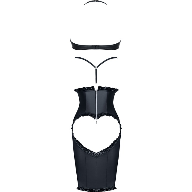 Платье с открытой грудью и вырезом в форме сердца сзади Laureen - Hard Candy collection. Фотография 4.