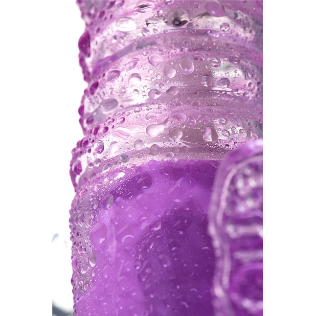 Фиолетовый хай-тек вибратор High-Tech fantasy с вращением бусин - 24,5 см. Фотография 12.