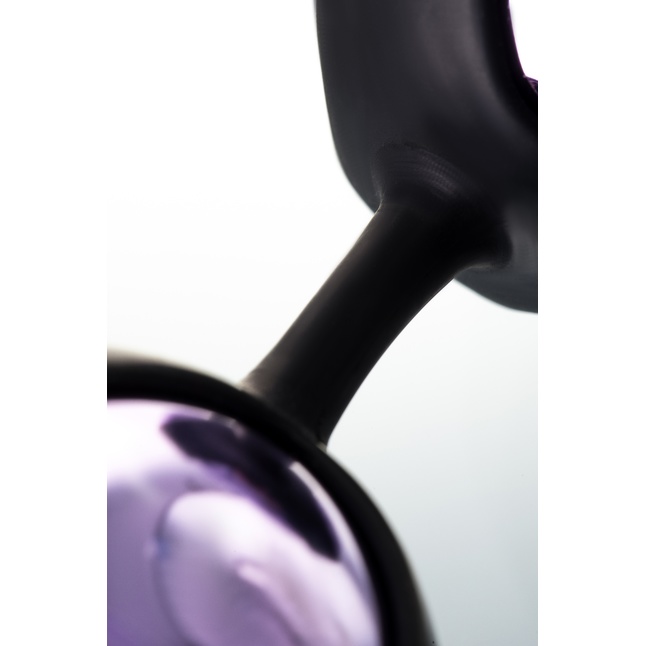 Фиолетово-чёрные вагинальные шарики TOYFA A-toys. Фотография 5.