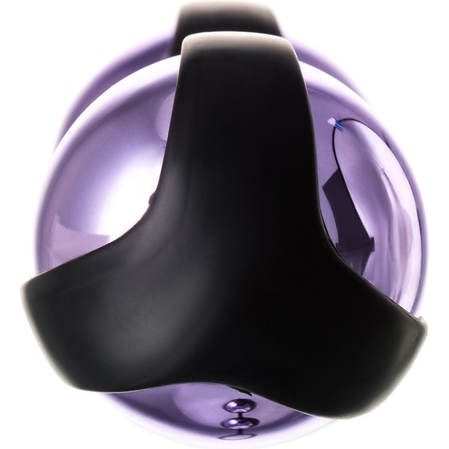 Фиолетово-чёрные вагинальные шарики TOYFA A-toys. Фотография 7.