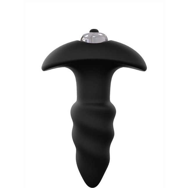 Чёрная анальная втулка S-HANDE Lovearrow с вибрацией - 10 см. Фотография 3.