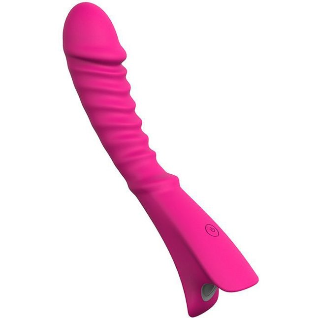 Розовый вибратор для массажа G-точки S-HANDE Topi - 19,9 см