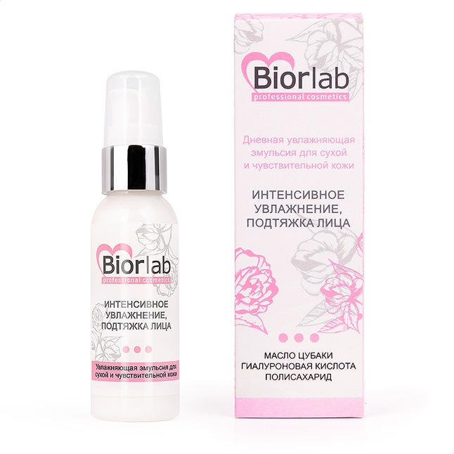 Дневная увлажняющая эмульсия Biorlab для сухой и чувствительной кожи - 50 гр - Уходовая косметика BIORLAB