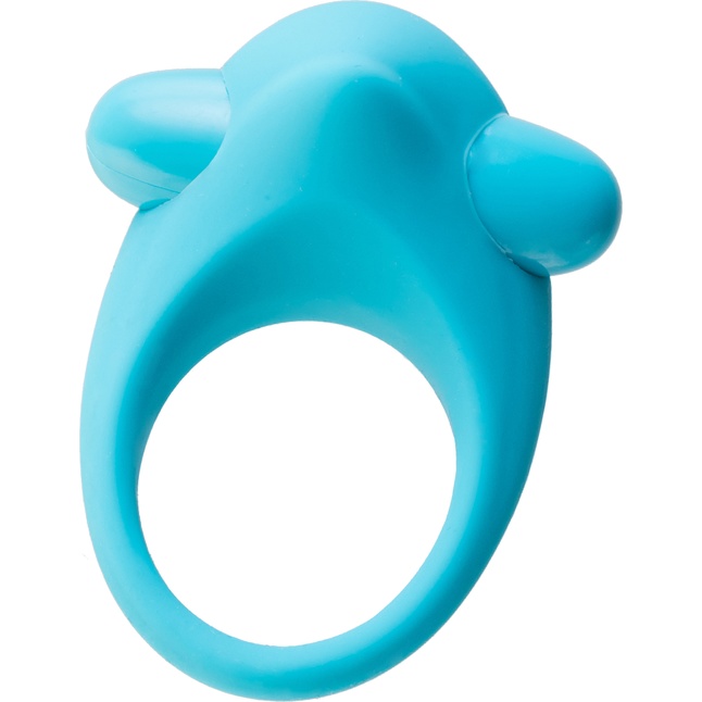 Голубое эрекционное силиконовое кольцо TOYFA A-Toys. Фотография 6.