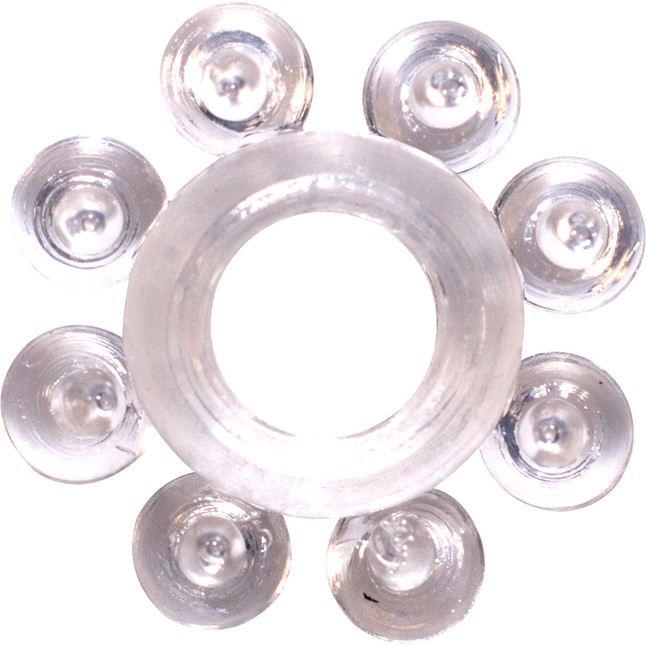 Прозрачное эрекционное кольцо Rings Bubbles - Rings!