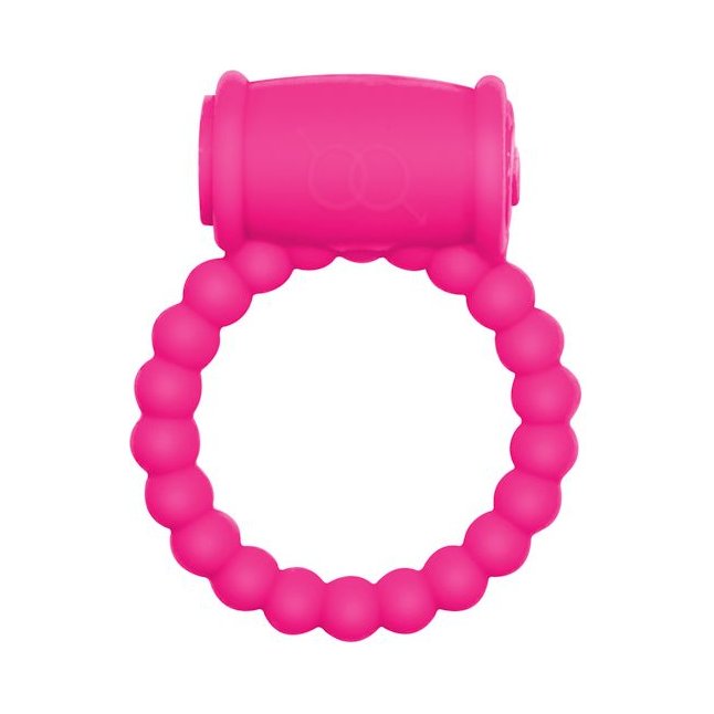 Розовое эрекционное кольцо Rings Drums - Rings!
