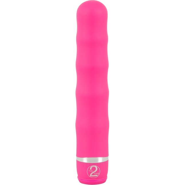 Розовый вибратор Deep Vibrations - 21 см - You2Toys