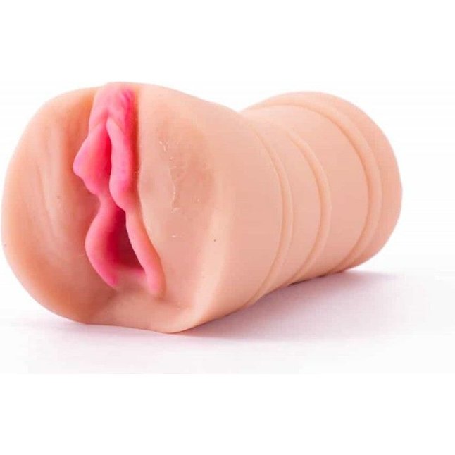 Телесный мастурбатор-вагина с вибрацией X-Basic Pocket Pussy