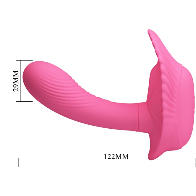 Розовый вибростимулятор для ношения - для массажа точки G и клитора - Pretty Love. Фотография 3.