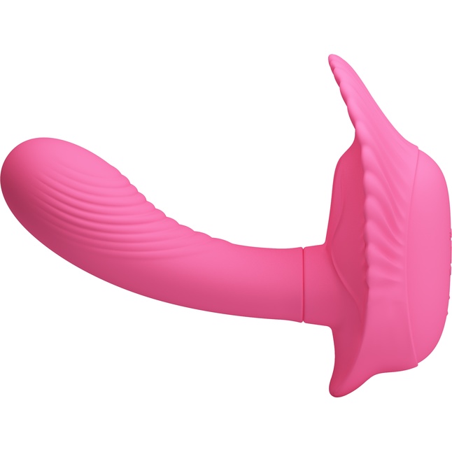 Розовый вибростимулятор для ношения - для массажа точки G и клитора - Pretty Love. Фотография 5.