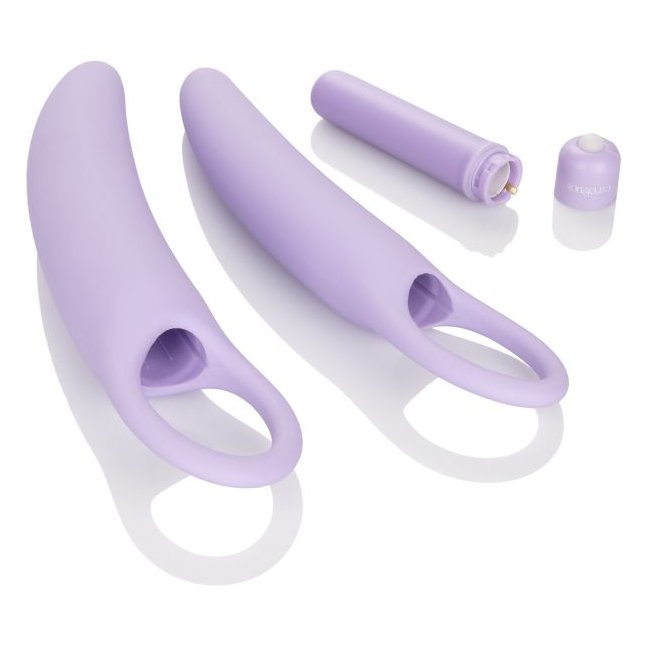 Набор силиконовых расширителей Dr. Laura Berman Isabelle Set of 2 Vibrating Silicone Dilators - Dr. Laura Berman Collection. Фотография 5.