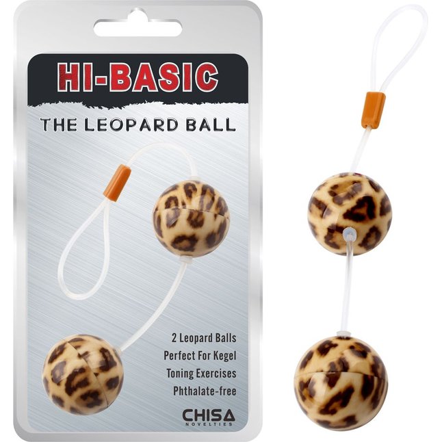 Леопардовые вагинальные шарики Leopard Ball - Hi-Basic. Фотография 5.
