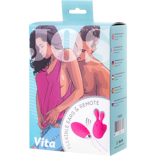 Розовый набор VITA: вибропуля и вибронасадка на палец. Фотография 5.