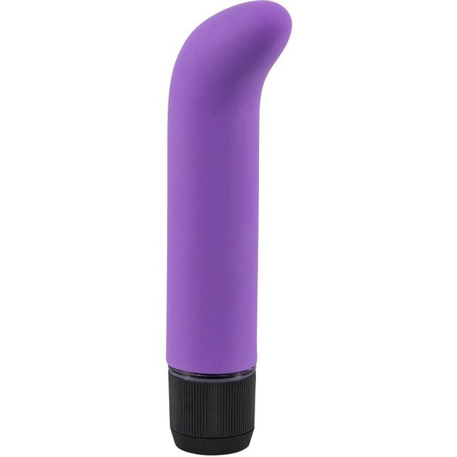 Фиолетовый вибратор с загнутым кончиком G-Spot Lover - 14,5 см - You2Toys. Фотография 2.
