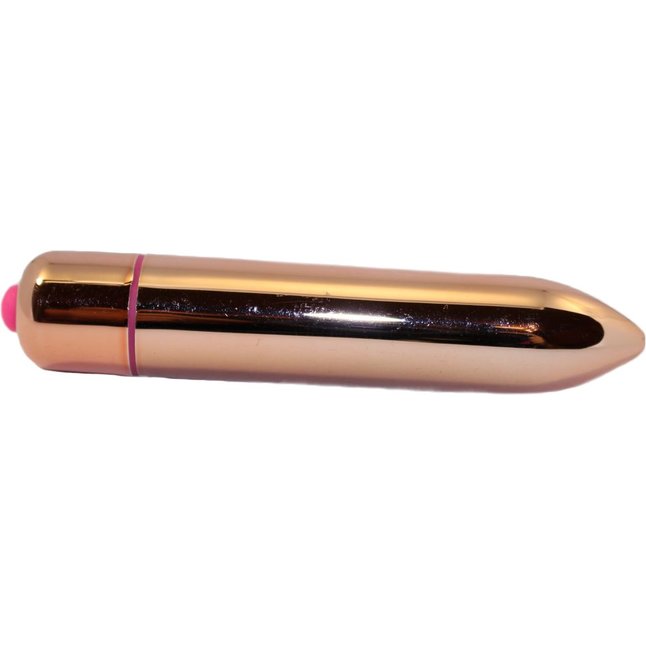 Розовый рельефный вибромассажёр для стимуляции точки G - 12 см. Фотография 5.
