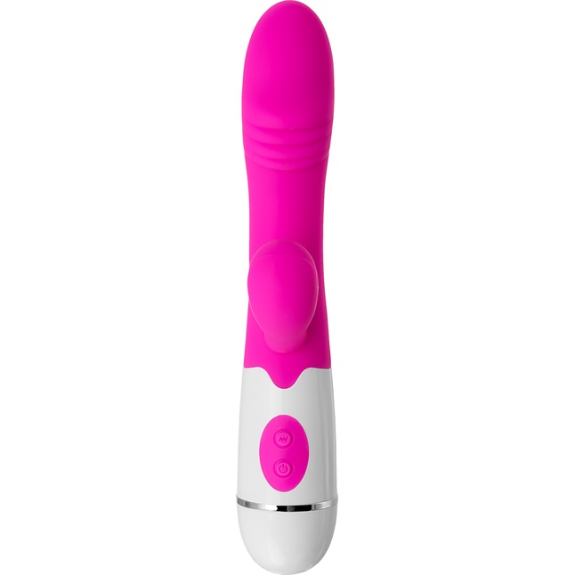 Розовый вибратор A-Toys Nixy - 23 см. Фотография 3.