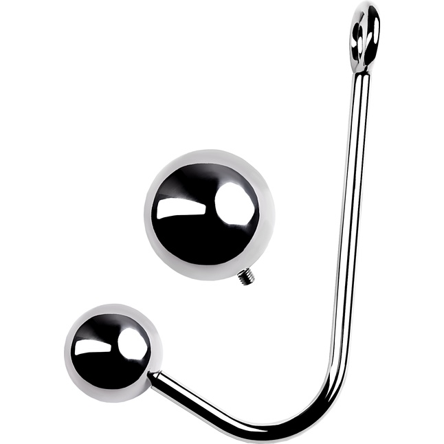 Анальный крюк для подвешивания с двумя сменными шарами - Metal. Фотография 6.