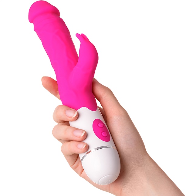 Розовый вибратор A-Toys Mist - 25,4 см. Фотография 2.