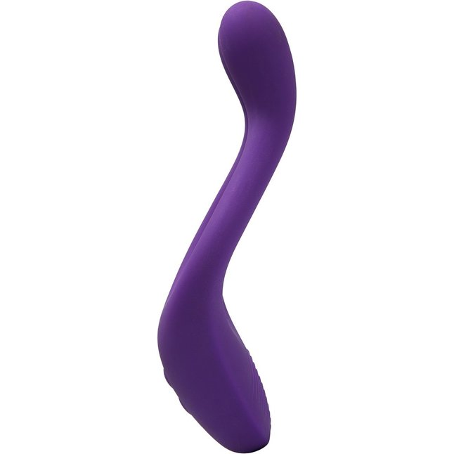 Фиолетовый вибромассажер для пар TRYST Multi Erogenous Zone Massager. Фотография 2.