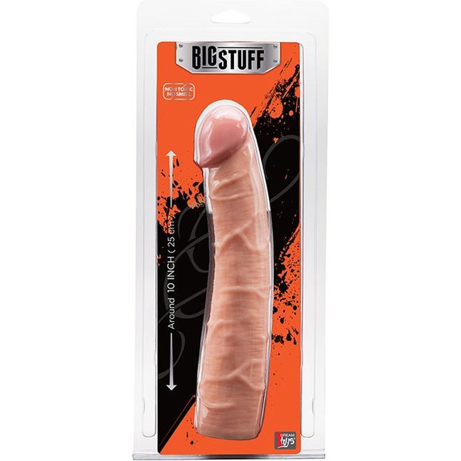 Телесный фаллос-гигант BIGSTUFF DONG 10INCH - 25 см - BigStuff. Фотография 2.