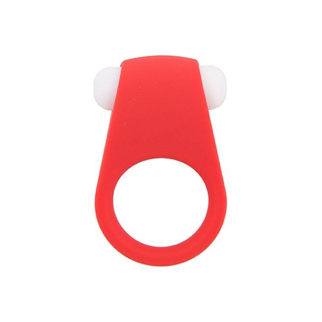Красное эрекционное кольцо LIT-UP SILICONE STIMU RING 4 - Lit-Up